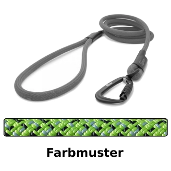 klassische Hundeleine TWIST - L - 175cm - kiwi